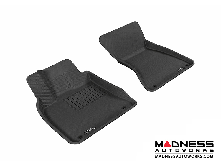 Audi Q5 Floor Mats (Set of 2) - Front - Black by 3D MAXpider (2009-2015)